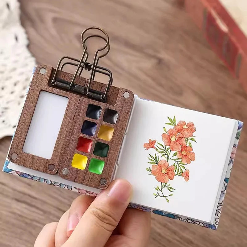 Mini Watercolor Travel Set